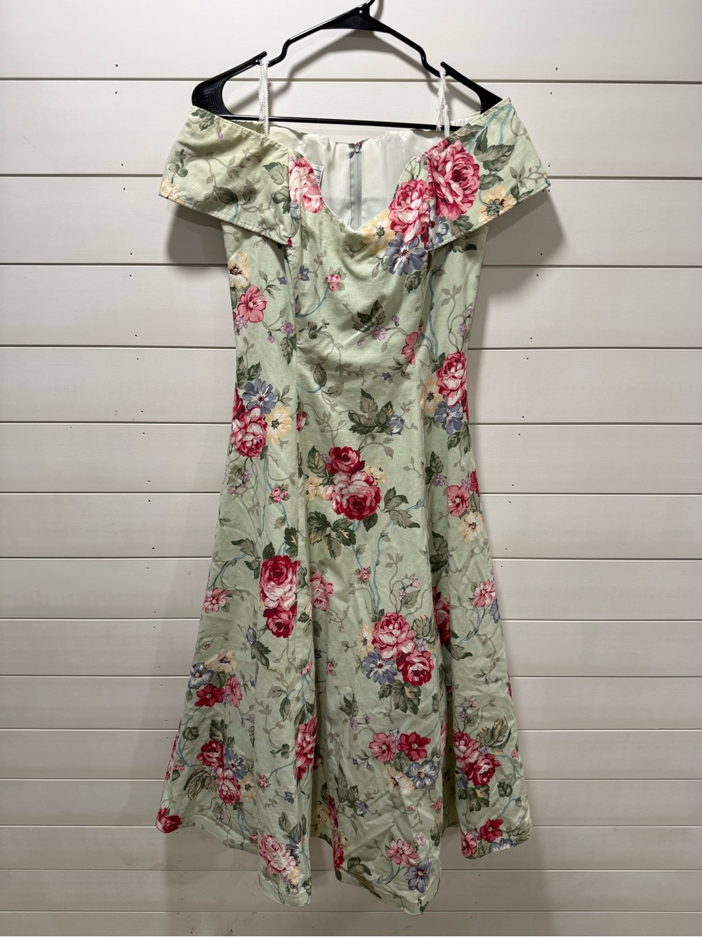 Vintage Scott McClintock Floral A-Line Dress Cottagecore and Garden